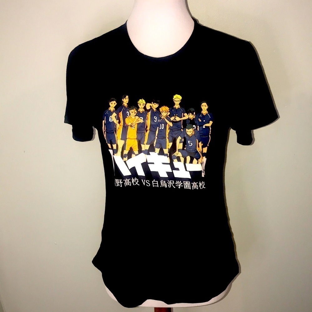Manga graphic tee “Haikyu” black size Med